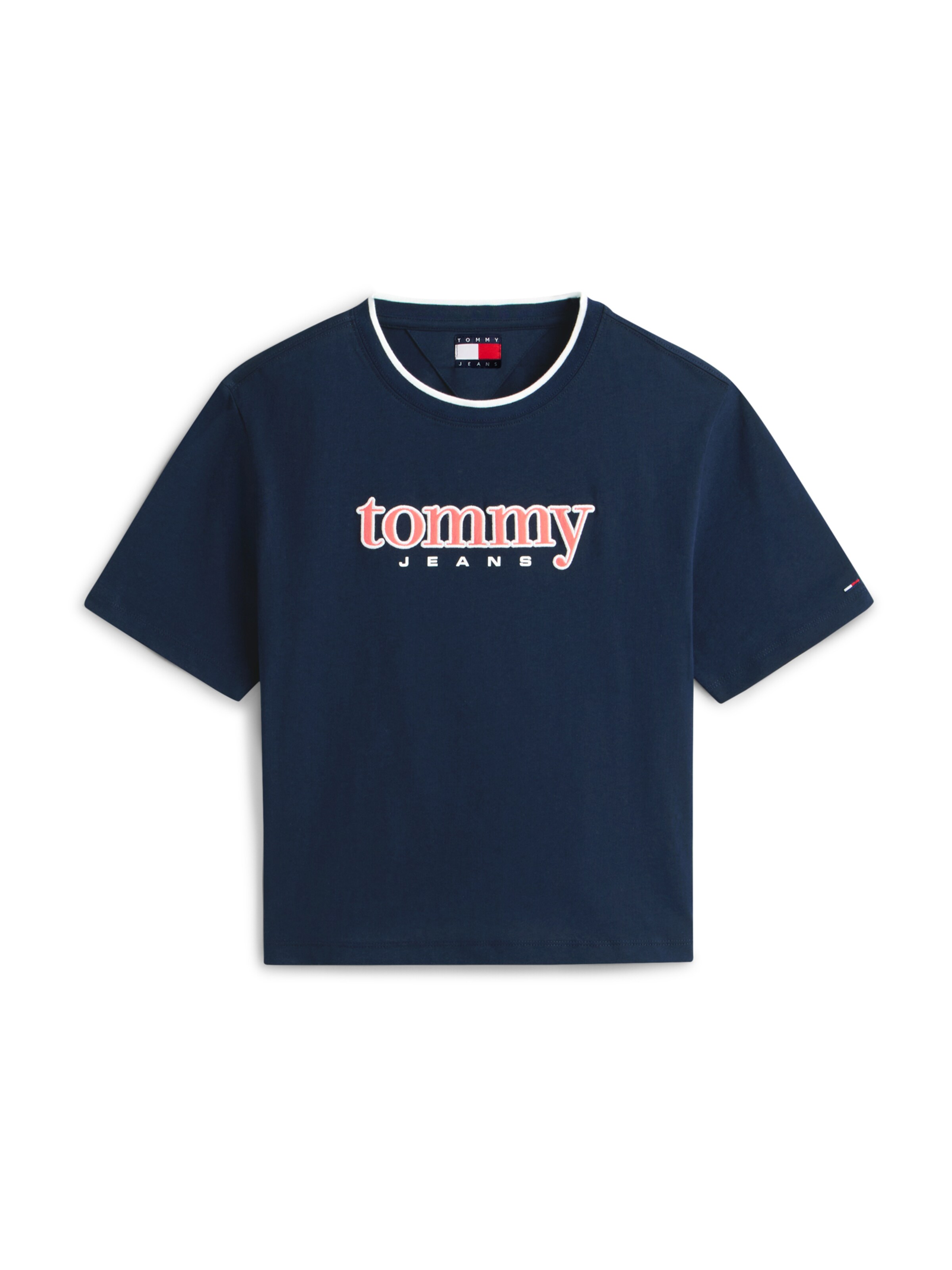 Tommy Jeans T-Shirt in Blau: Vorderseite