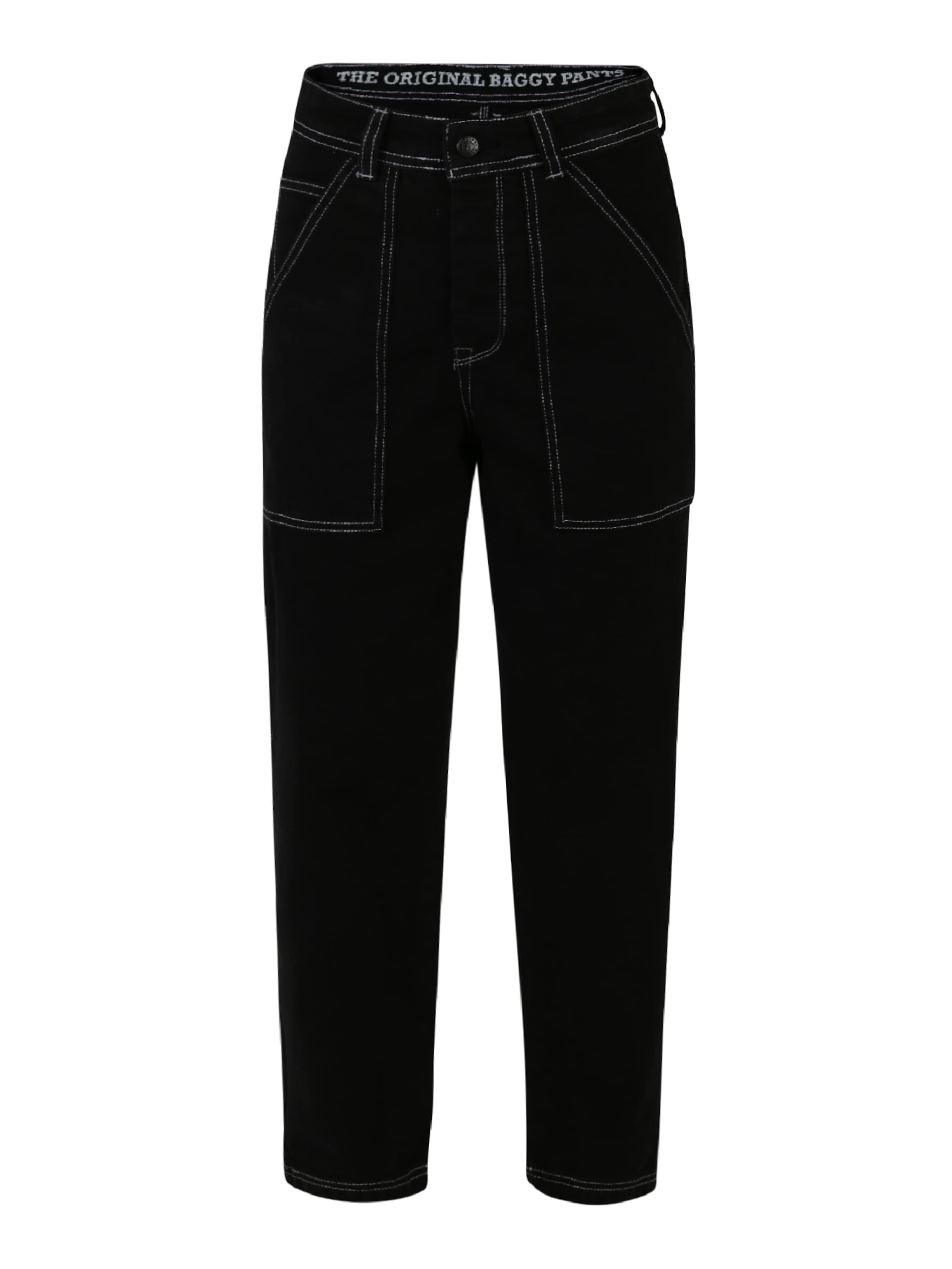 HOMEBOY Loose fit Jeans 'X-tra' in Black: front