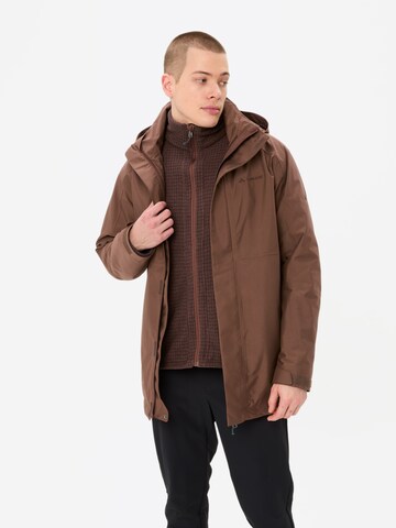 VAUDE Outdoor jacket 'Idris' in Brown