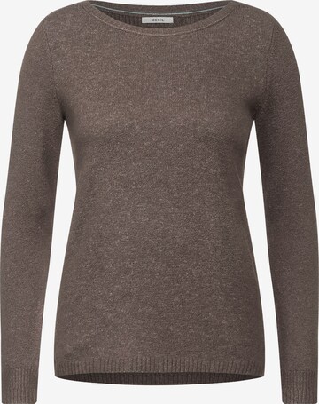 CECIL Sweater in Brown: front