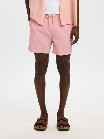 SELECTED Zwemshorts in Rood: voorkant