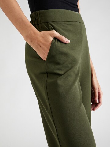 PIECES Loose fit Trousers 'NULA' in Green