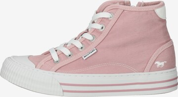 MUSTANG Sneakers hoog in Roze