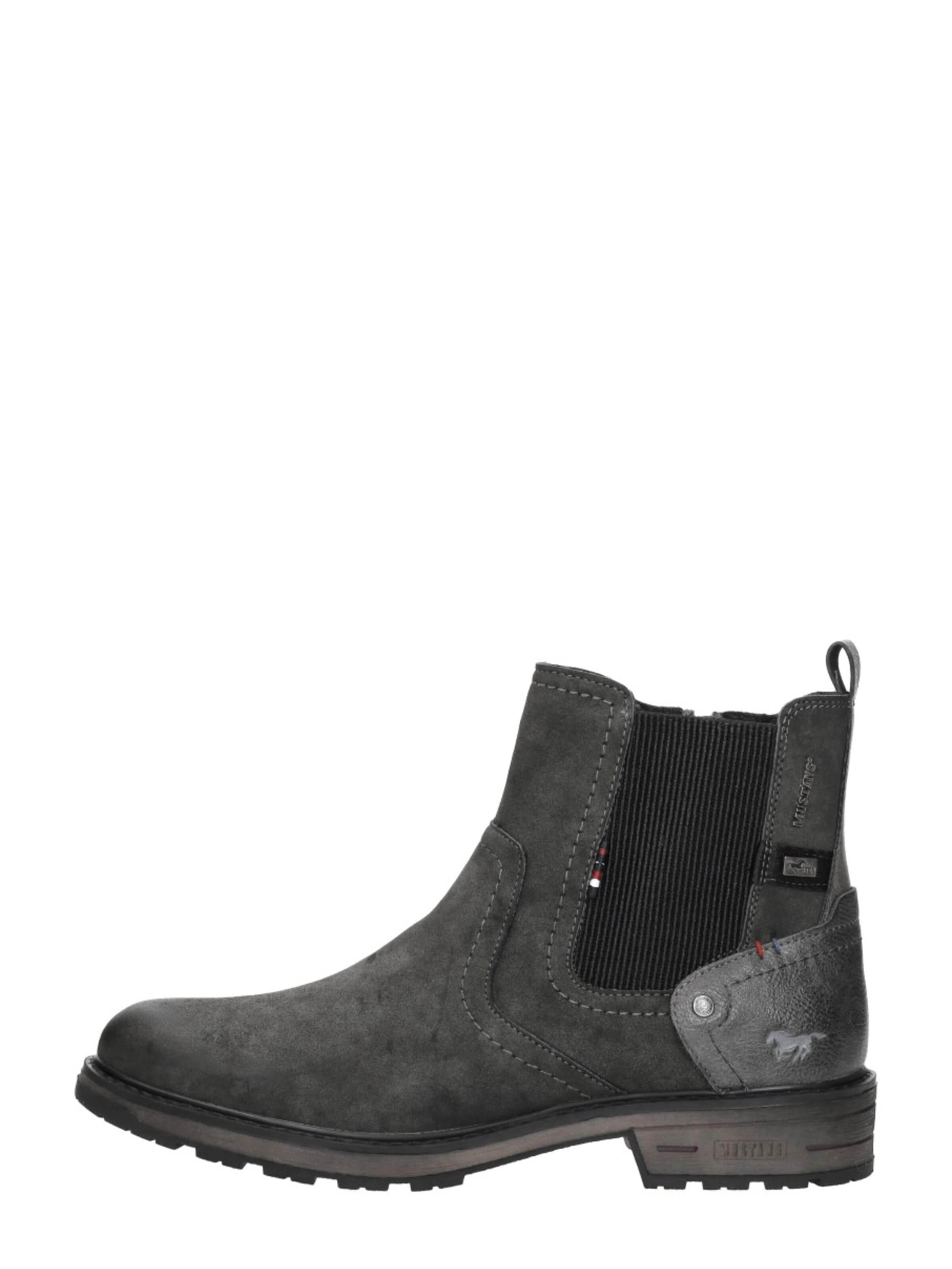 MUSTANG Chelsea boots 'Enkellaarzen' in Grijs: voorkant