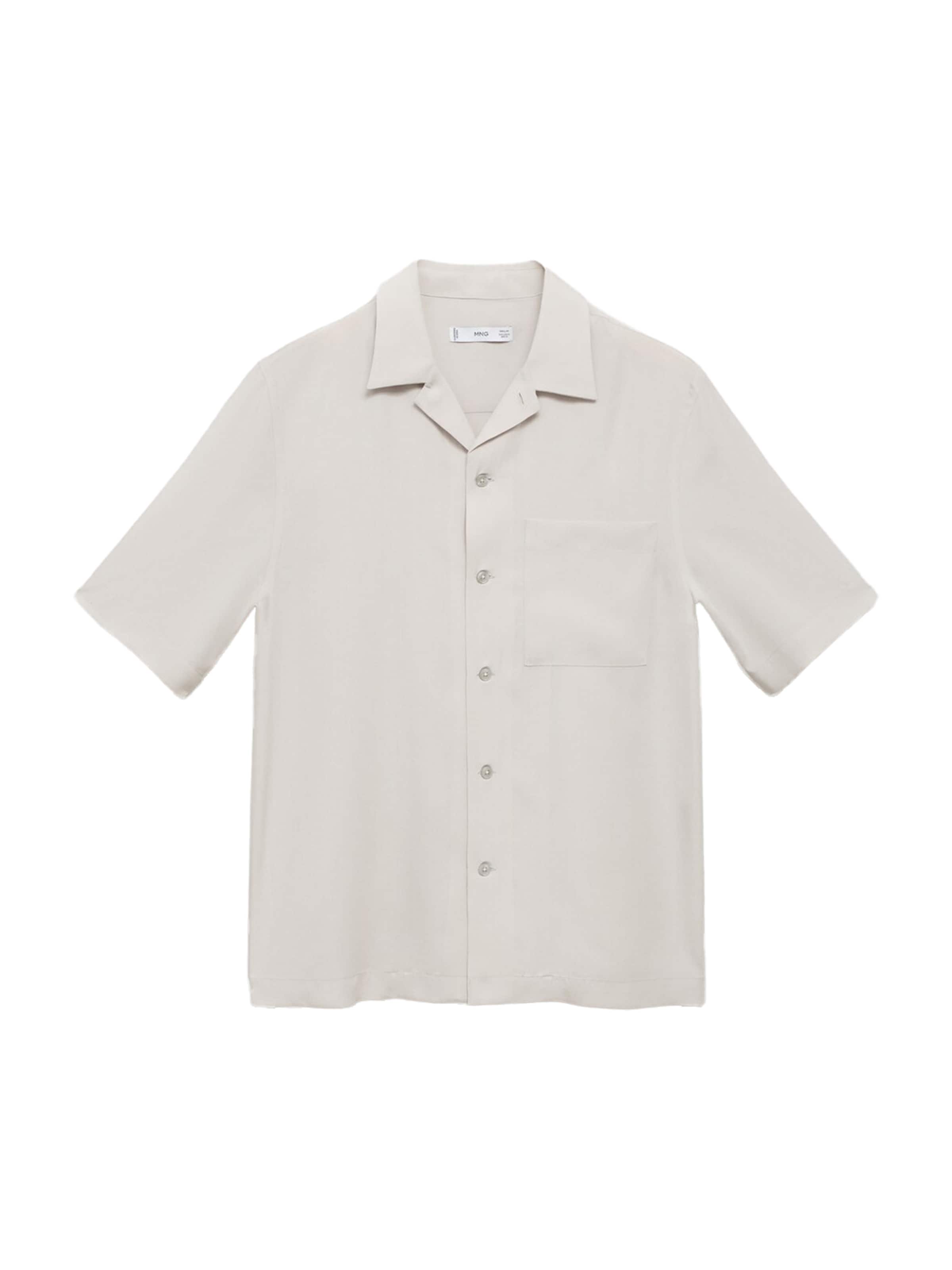 MANGO MAN Regular fit Skjorta 'Luca' i grå: framsida