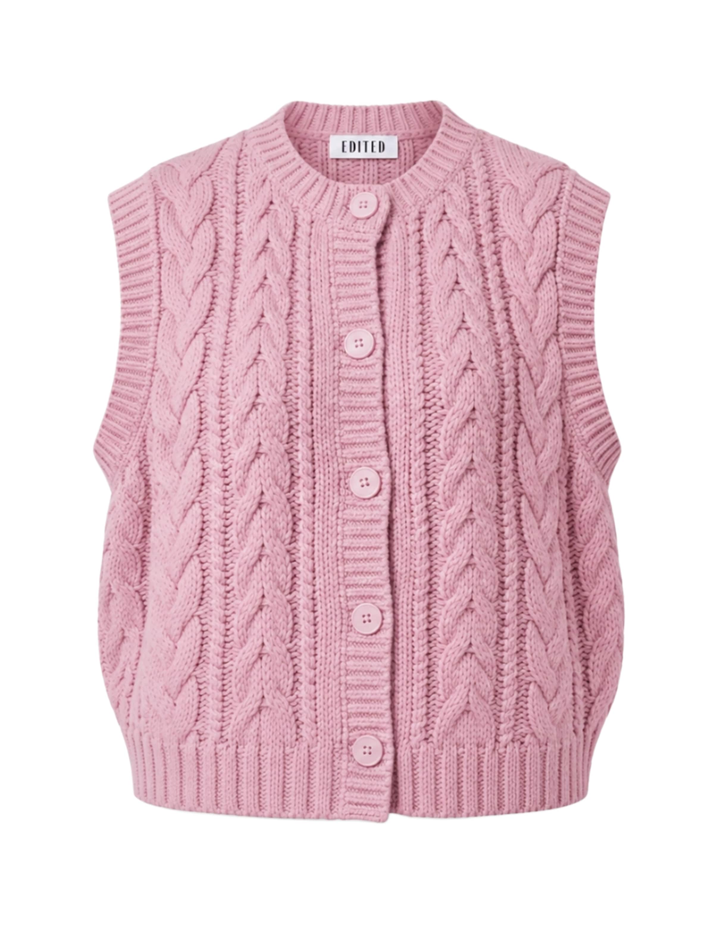 Gilet 'Wedeke' EDITED en rose : devant