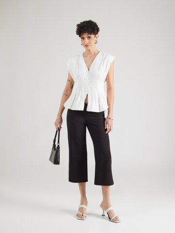 balts VERO MODA Blūze 'VMELENA'