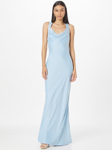 Misspap Βραδινό φόρεμα σε μπλε: μπροστά