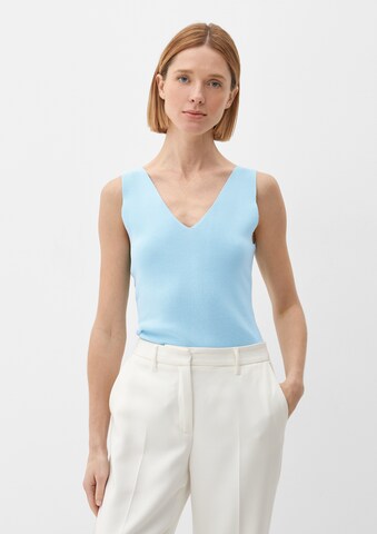 s.Oliver BLACK LABEL Pullover in Blau: Vorderseite
