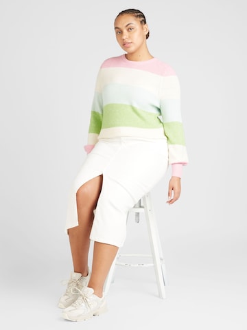 ONLY Carmakoma Sweater 'NEW DARIA' in Pink