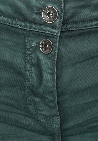 CECIL Slimfit Jeans 'Scarlett' in Groen