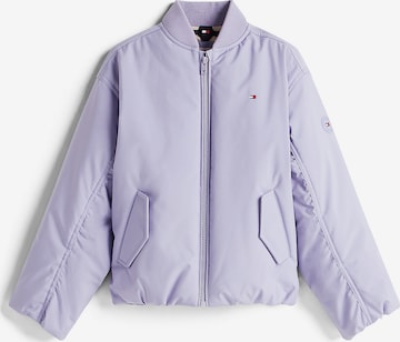 purpurinė TOMMY HILFIGER Demisezoninė striukė 'Essential': priekis