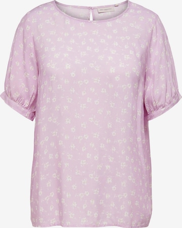 ONLY Carmakoma Bluse 'Megan' in Pink: predná strana