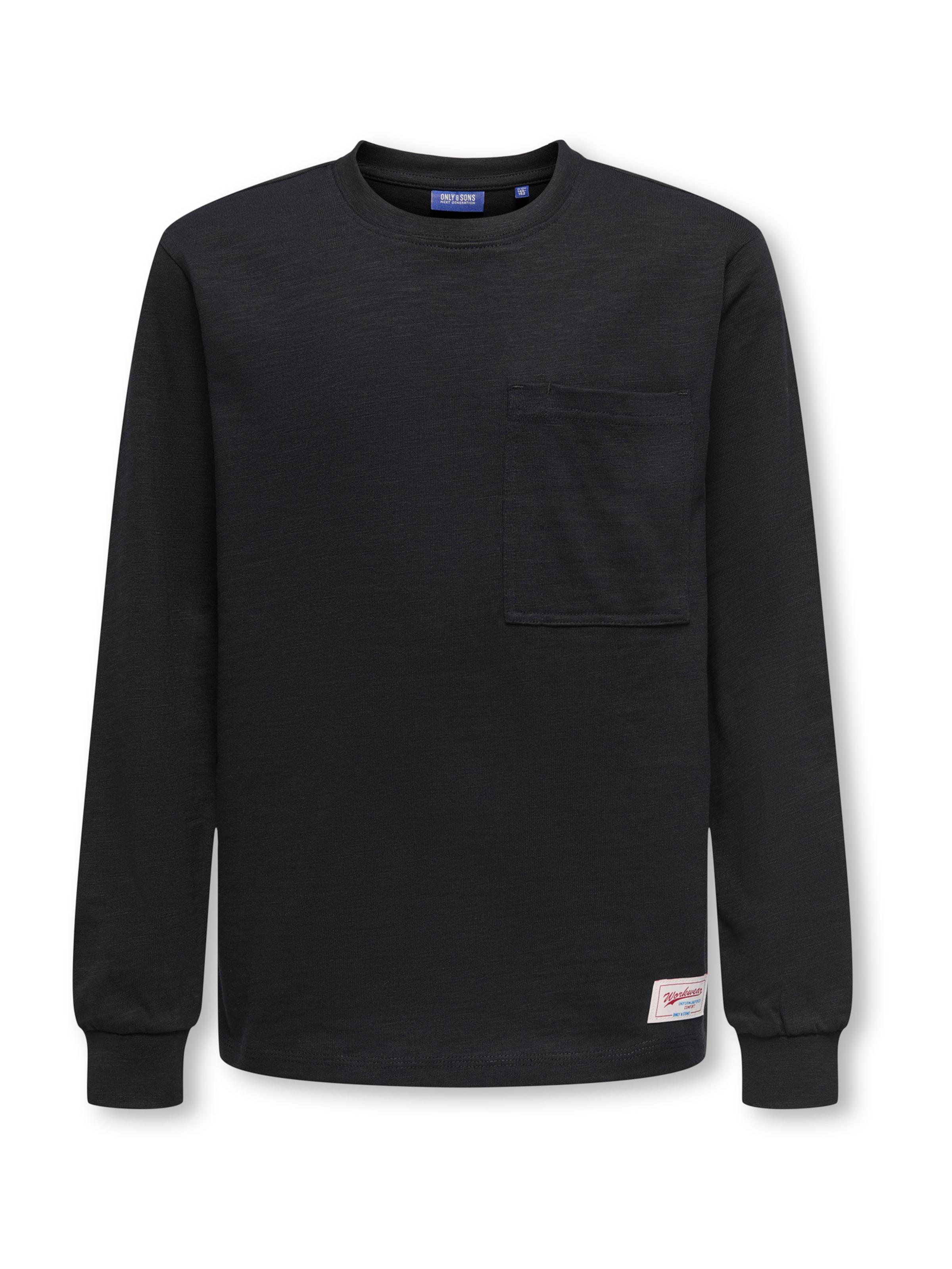 Only & Sons Junior Μπλουζάκι 'OSJMACKEY' σε μαύρο: μπροστά