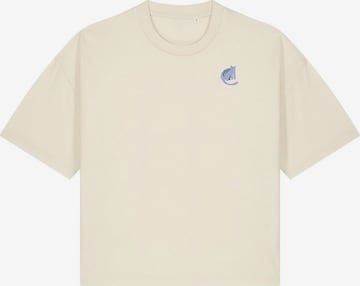 Kultgut Shirt 'Cat' in Yellow: front