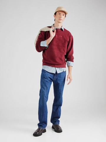 LEVI'S ® - Sudadera 'Relaxed Graphic Crewneck Sweatshirt' en rojo