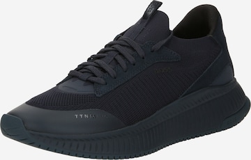 BOSS Black Sneakers 'Slon' in Blue: front