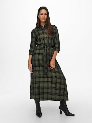 JDY Shirt Dress in Green: front