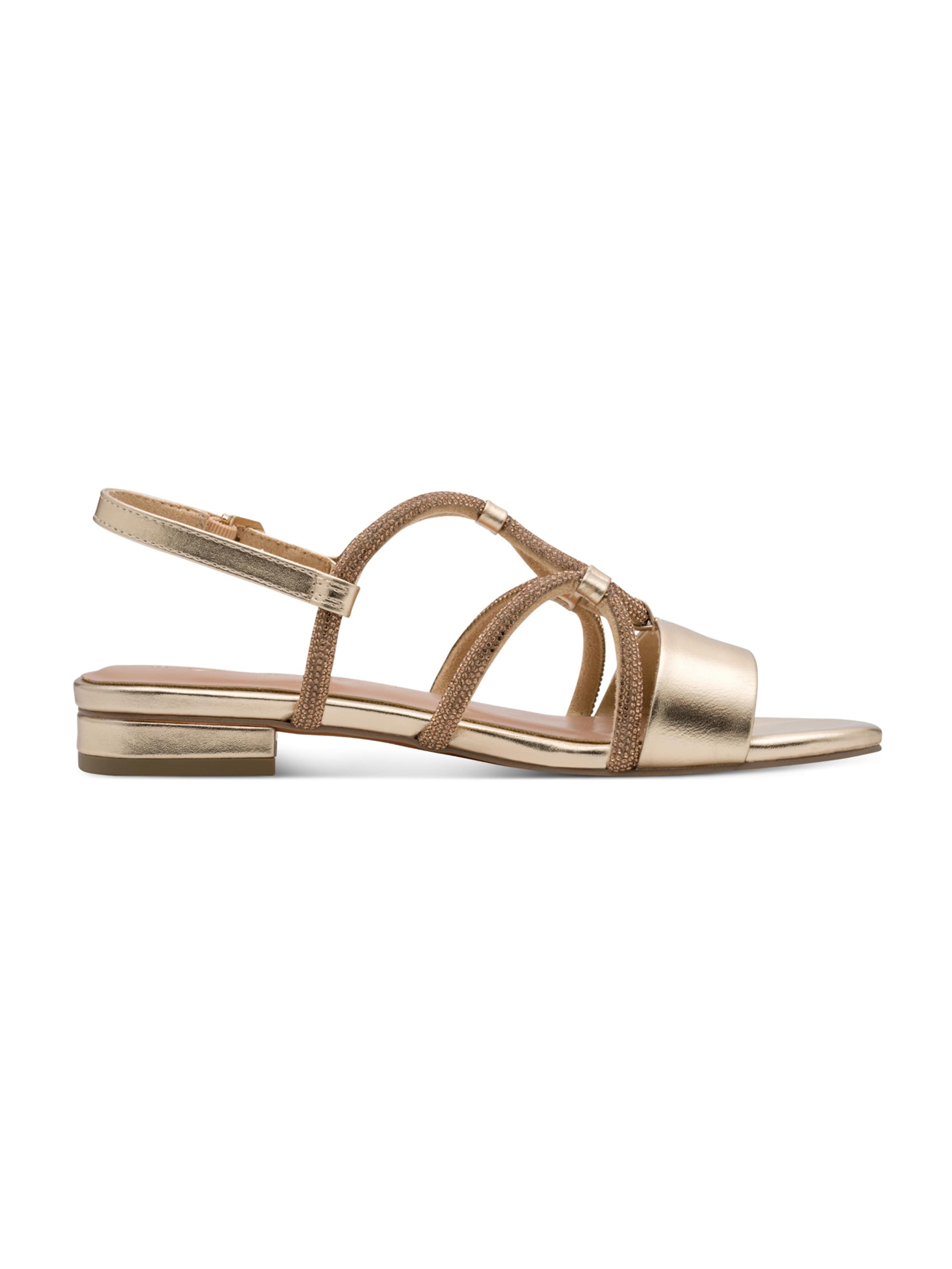 MARCO TOZZI Sandały z rzemykami w kolorze złoty