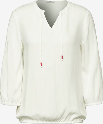 CECIL Blouse 'Dobby ' in White: front