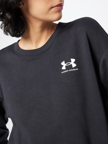 UNDER ARMOUR Спортен суитшърт с качулка в черно