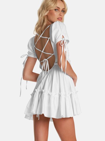 OW Collection Kleit, värv valge