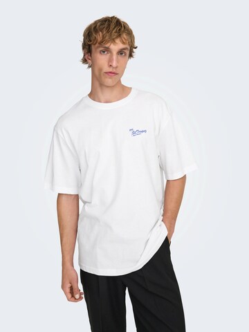 Only & Sons Shirt 'ONSMILO' in White