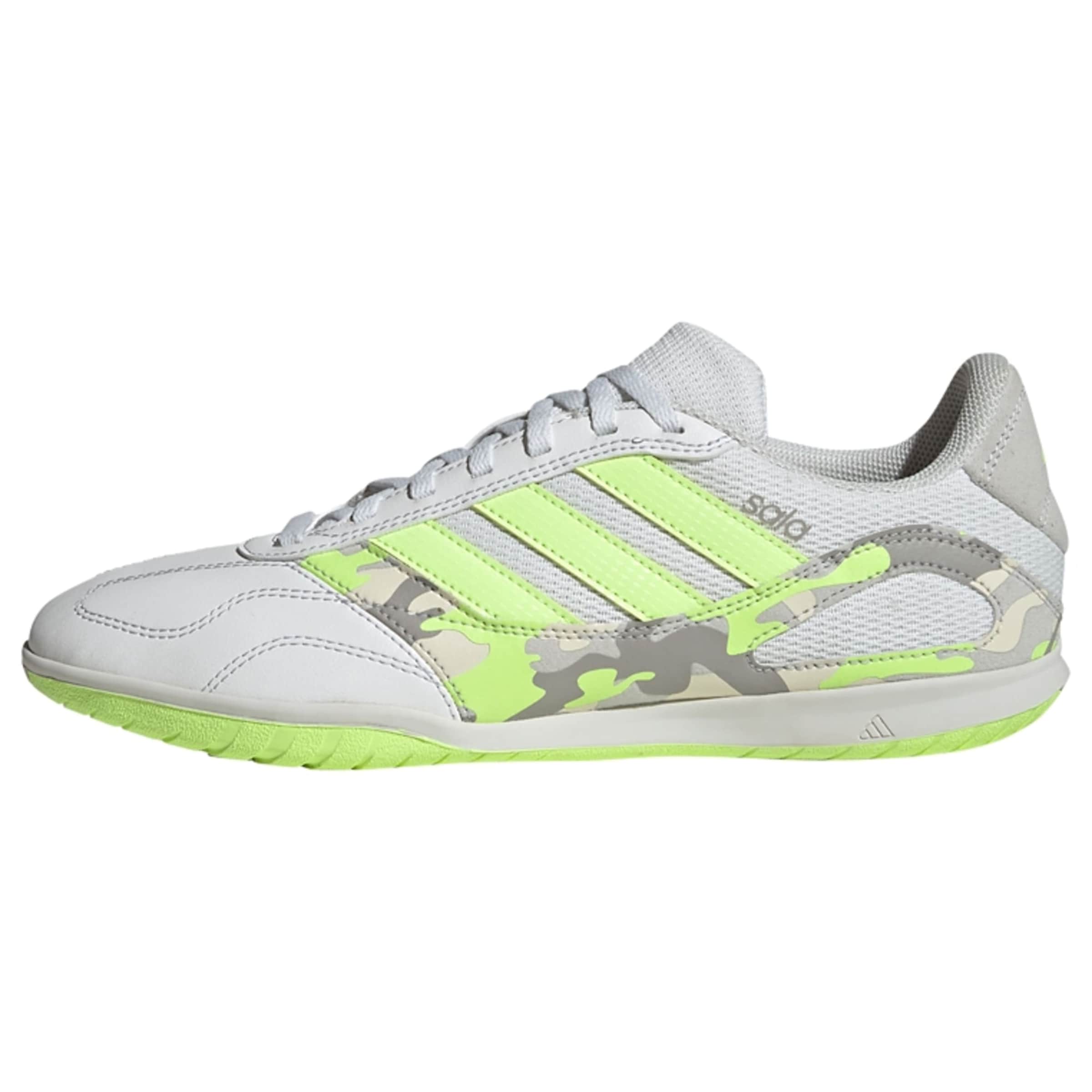 ADIDAS PERFORMANCE Soccer shoe 'Super Sala III' in 39-39,5 in Taupe / Dark grey / Lime / White, Item view