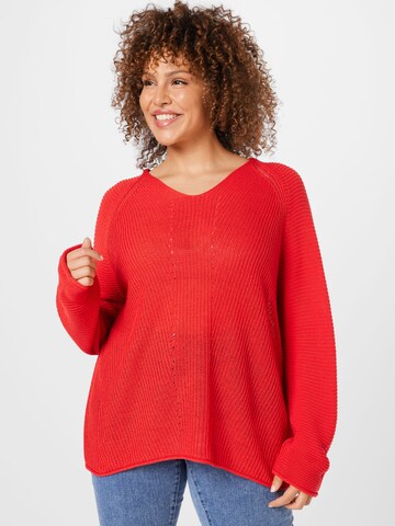 SAMOON Pullover in Rot: predná strana