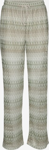 Wide Leg Pantalon 'DICTE' VERO MODA en vert : devant