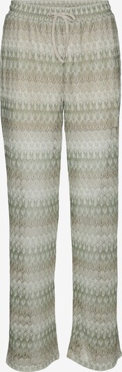 VERO MODA Pantalon 'DICTE' en vert pastel / rose / blanc, Vue avec produit