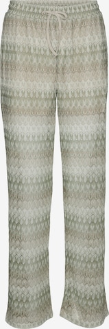 VERO MODA Wide leg Pants 'DICTE' in Green: front