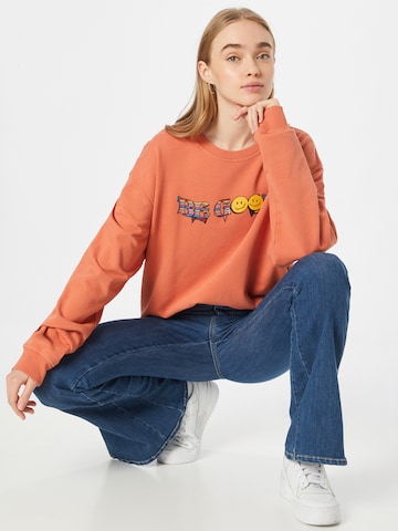 ABOUT YOU Limited Sweatshirt 'Kai' by Jannik Stutzenberger' (GOTS) in Orange