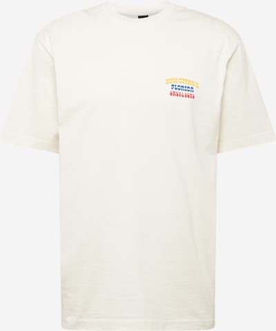 Only & Sons T-Shirt 'KYSON' en bleu foncé / jaune / rouge clair / blanc, Vue avec produit