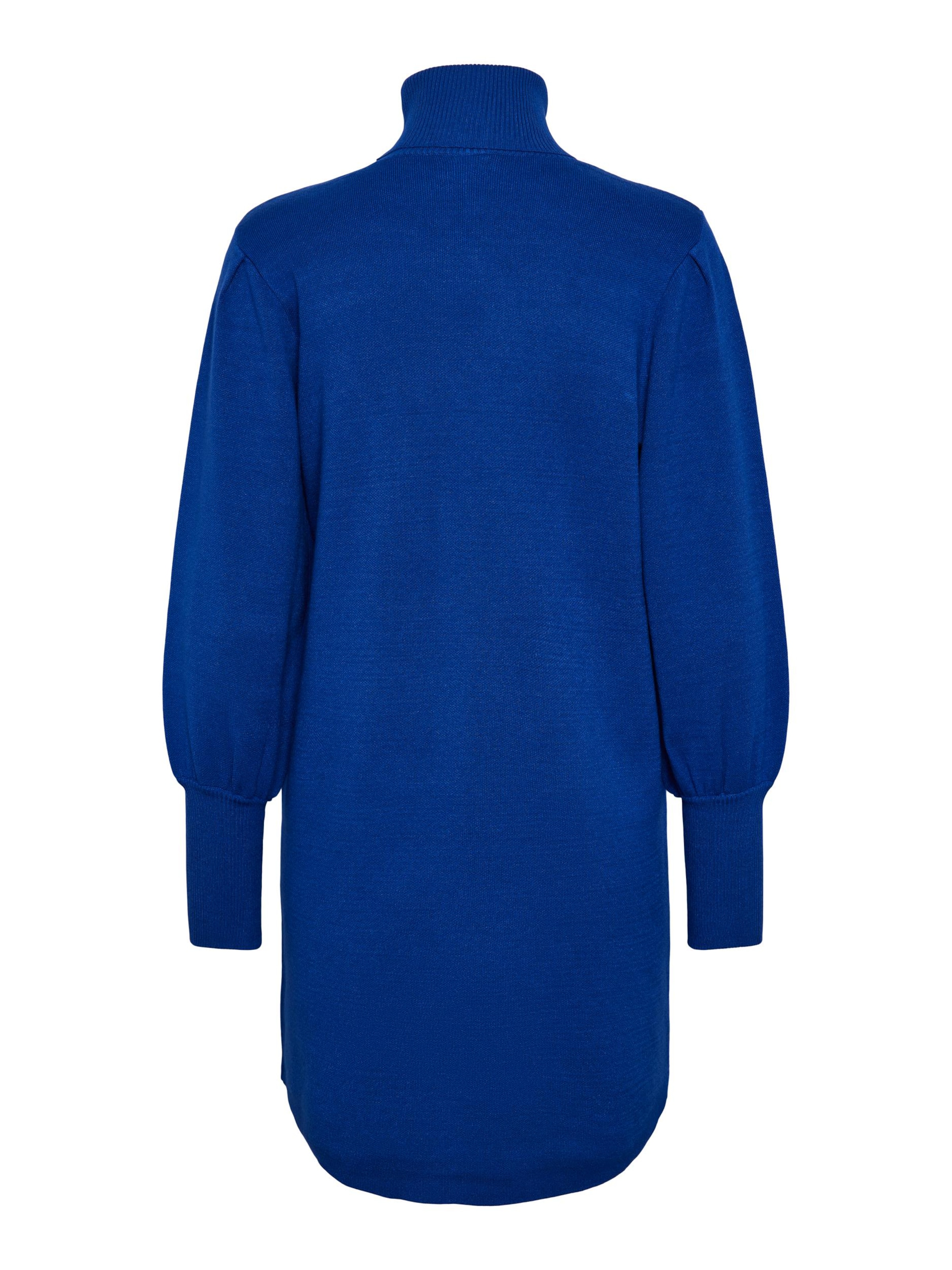 YAS Úpletové šaty 'YASFonny' – modrá