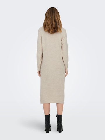 ONLY Knit dress 'ANDREA' in Beige