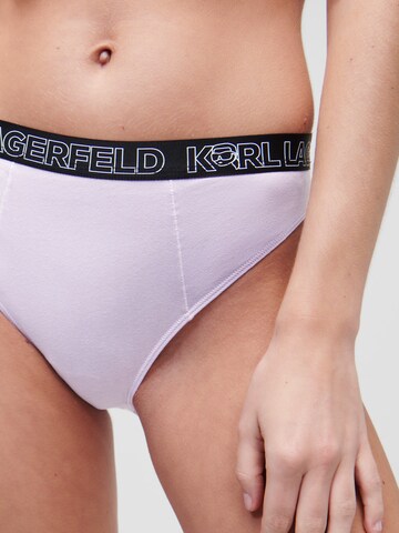 Karl Lagerfeld Slip 'Ikonik 2.0' in Lila