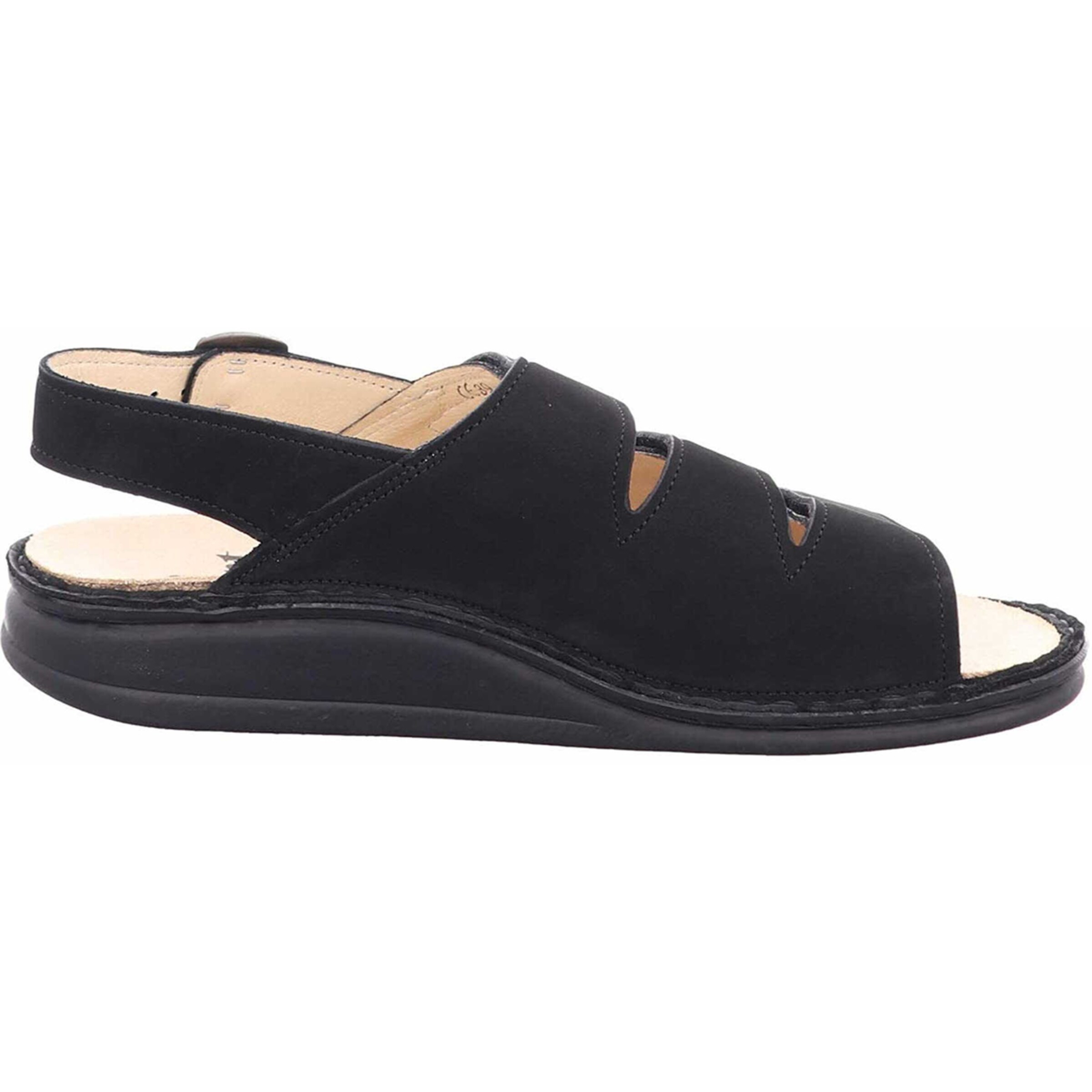 Finn Comfort Sandale 'Sylt' in Schwarz