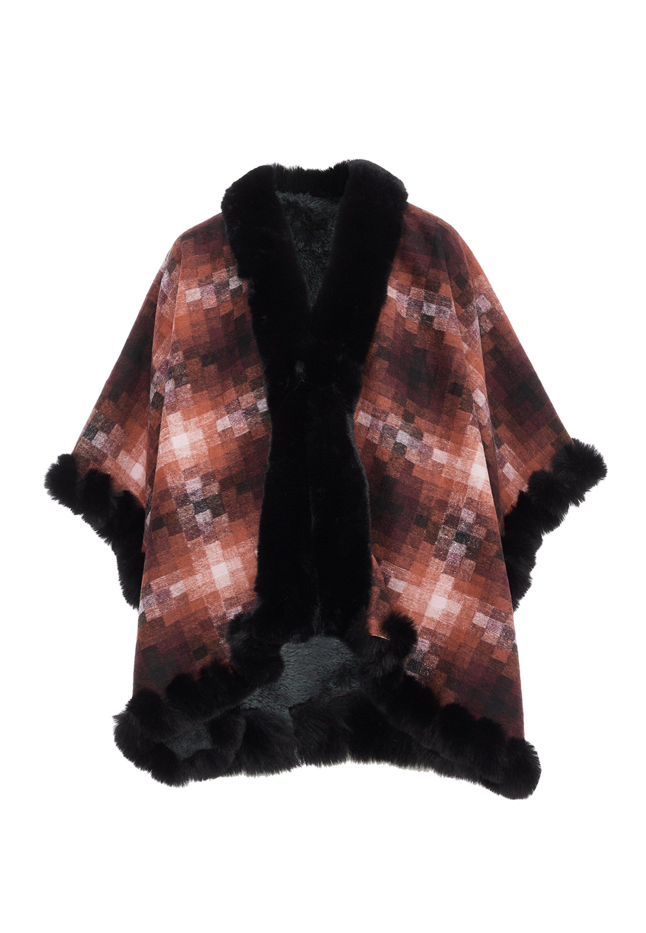 Capă OSHA pe maro / maro coniac / negru / alb, Vizualizare produs