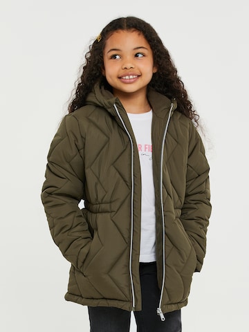 Threadgirls Between-Season Jacket 'Ziggy' in Green: front