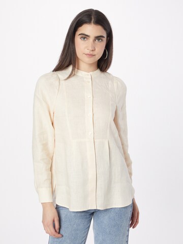 Stefanel - Blusa en blanco: frente