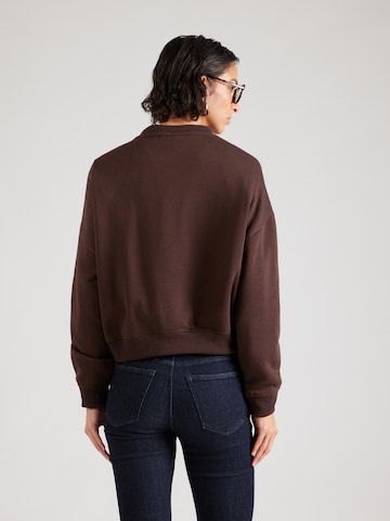 ONLY Sweatshirt 'ONLSWEAT' in Brown