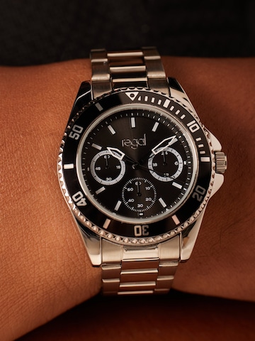 Lucardi Analoog horloge 'Minimalistisch' in Zilver