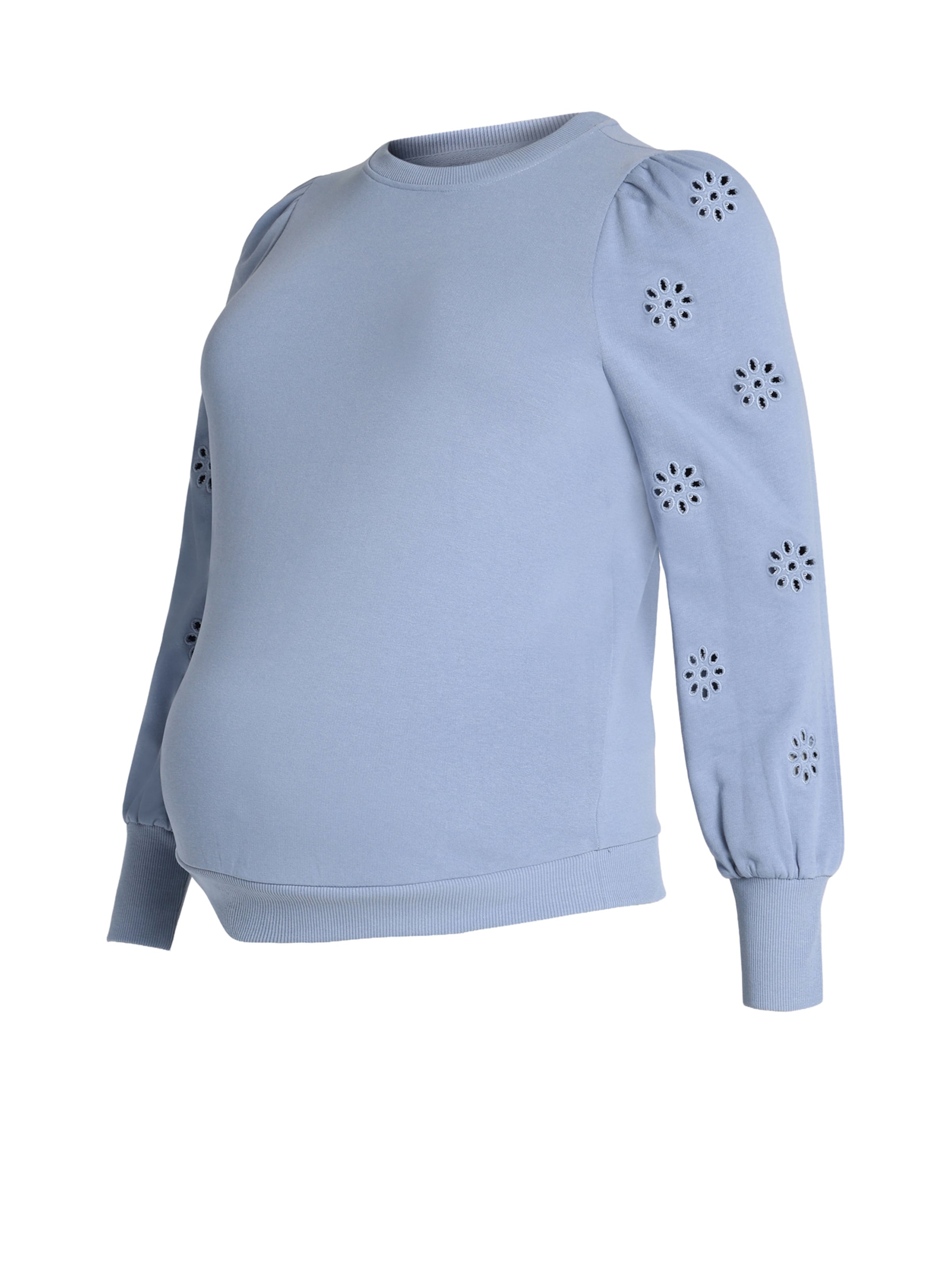 Only Maternity Sweatshirt 'OLMFEMME' in Blue: front