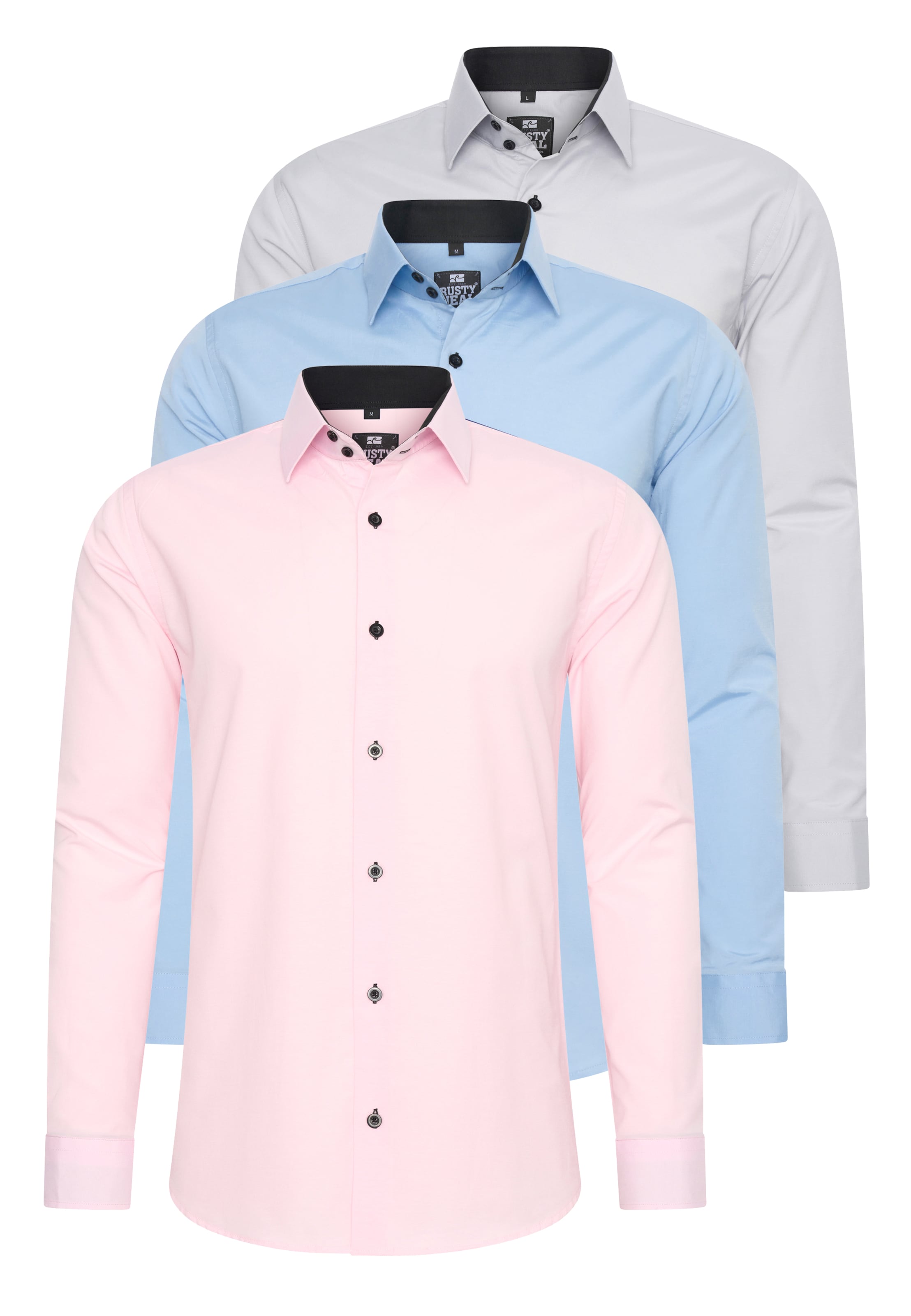Rusty Neal Slim fit Button Up Shirt in Mixed colours: front