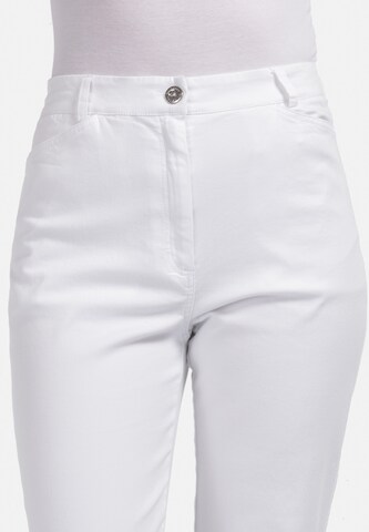 Coupe slim Pantalon HELMIDGE en blanc