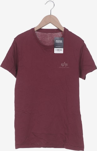 ALPHA INDUSTRIES Shirt in S in Red: front