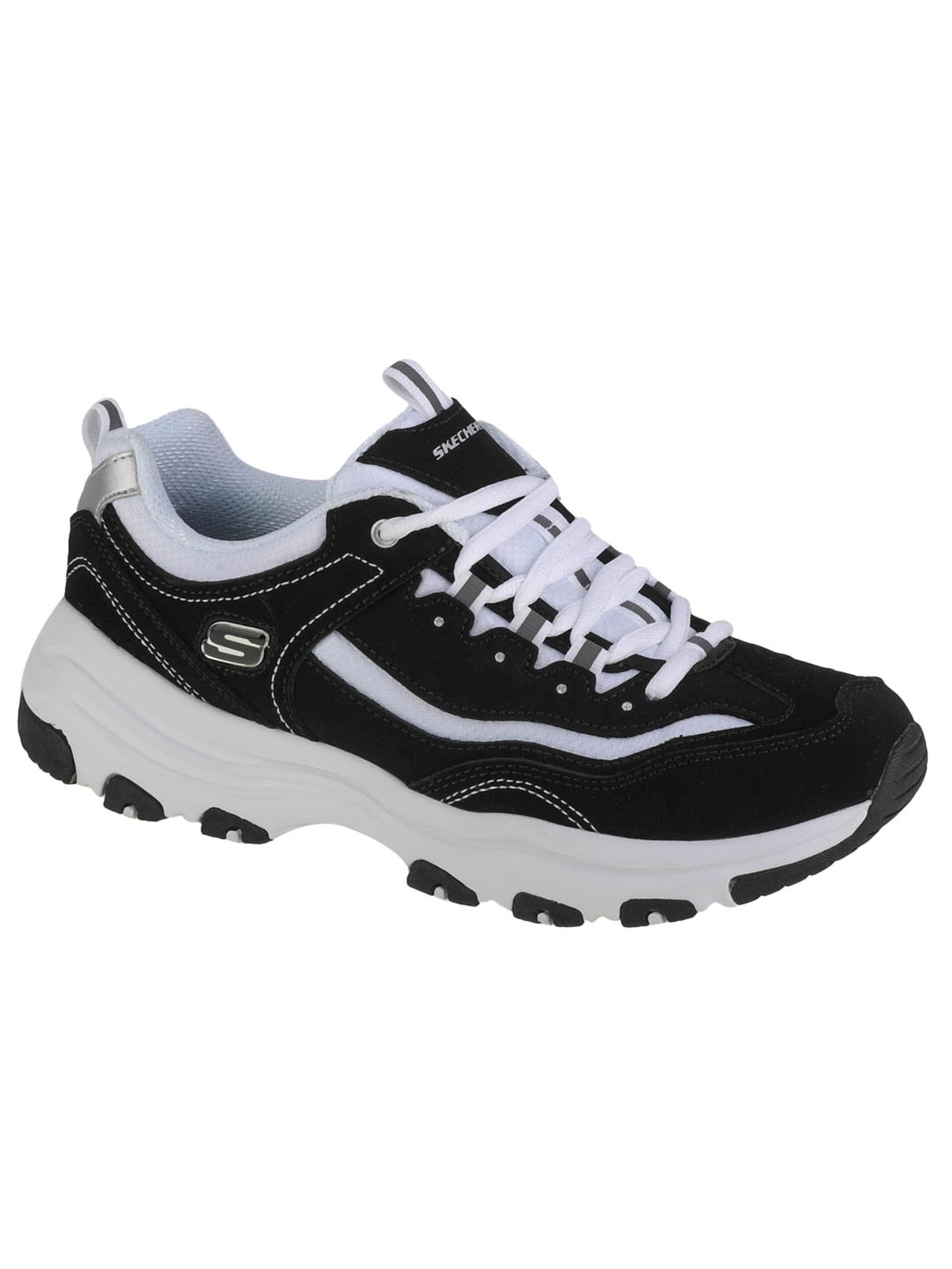 SKECHERS Sneakers laag 'I-Conik' in Zwart: voorkant