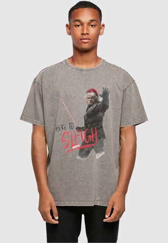 T-Shirt 'Witcher - Here To Sleigh' ABSOLUTE CULT en gris : devant