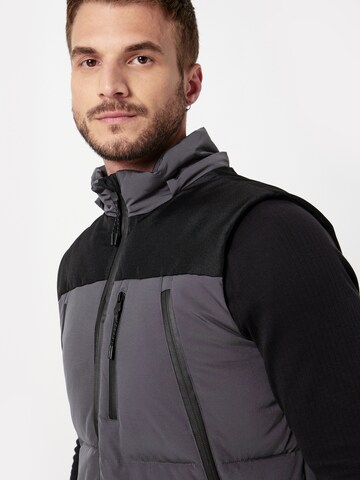 INDICODE JEANS Bodywarmer 'Titanium' in Grijs